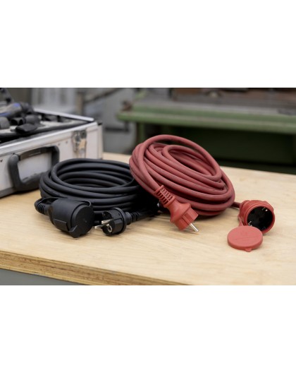 REV extension IP44 50m black