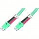 DIGITUS LWL Pārejas kabelis LC - LC 2.00m Multimode Duplex OM3