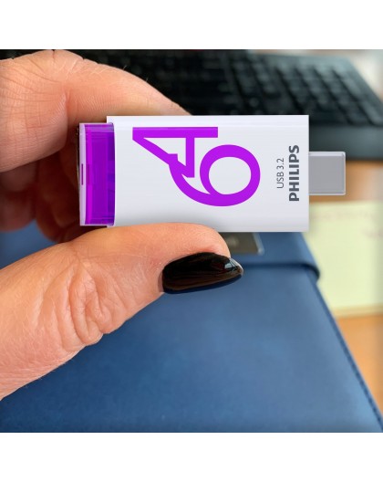 Philips USB 3.2 64GB Click Series Gen 1 USB-C