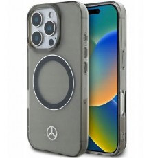 Mercedes Silver Ring MagSafe Aizsargapvalks Priekš Apple iPhone 16 Pro Max