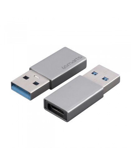 4smarts Passive Adapter USB-A 3.0 to USB-C 2-Pack