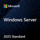 SB Microsoft Windows Server 2025 Std. 4Core [DE] AddLic NoMedia/