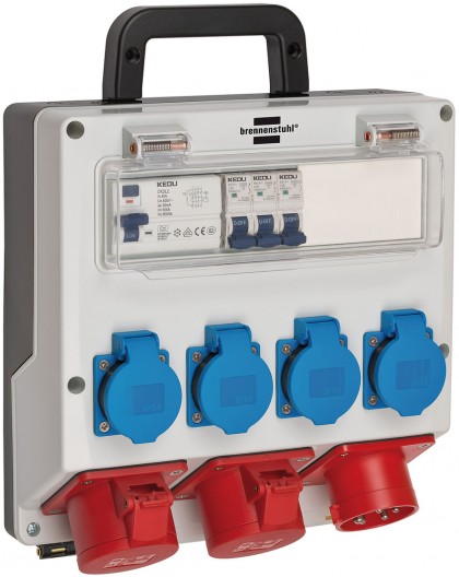 Brennenstuhl wall-mounted 16A power distributor
