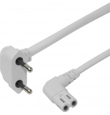 Deltaco Power cable CEE 7/16 - C7 1.5m white