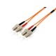 LWL Pārsais kabelis SC-SC 5,00m Multimode Duplex OM1 vai Polybe