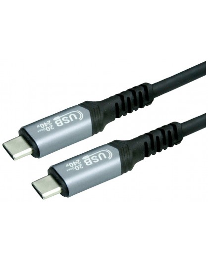 USB4 GEN2X2 (20GBS) C-C KABELIS