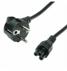 ROLINE Power Cable, 3-Pin, Notebook Socket, Black, 3 m