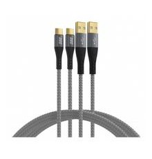 Кабель USB EFB USB-A - USB-C 3 м Черный (USB-AC-00009)