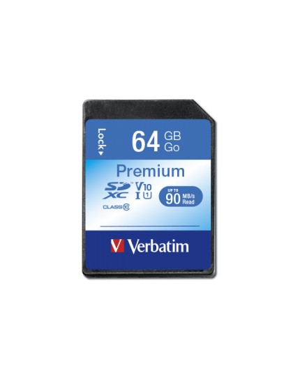 Verbatim SDXC Card 64GB Class 10