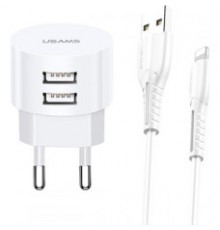 Charger T20 2xUSB 2,1A Lightning
