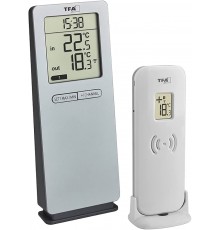 TFA 30.3071.54 silver LOGO 2.0 RC Thermometer