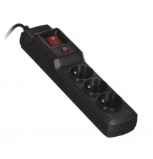Activejet COMBO 3GN 3M black power strip with cord