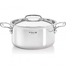 De Buyer Deep pot with lid, 8.6 l, Affinity
