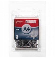 NOVUS Rivets A 4 X 8 ALU 70pc