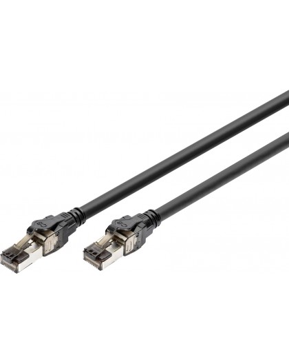 CAT 8.1 S/FTP Patch Cable 3.00m Black