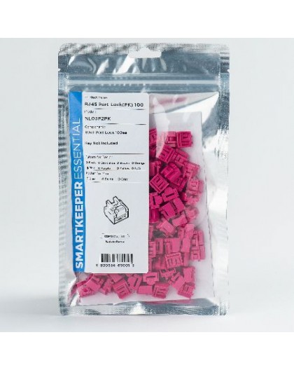 Smart Keeper "SmartKeeper Basic" "RJ45 Port" blocker pink 100 pcs.