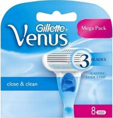Gillette Venus Razor Heads, 8 pcs