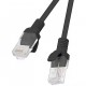 Patchcord cat.6 1.0M UTP black