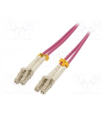 Optic patchcord LC/UPC - LC/UPC | Multimode | 50/125 | OM4 | Duplex | 2m
