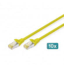 DIGITUS CAT 6A S/FTP Patch Cable, 1m, yellow
