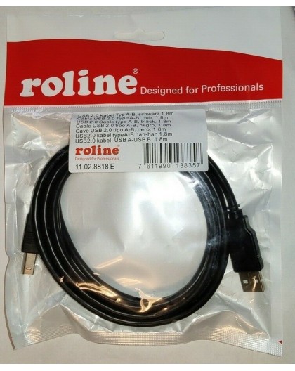 USB 2.0 KABELIS A-B 1,8 M