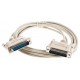RS232 CABLE DB25-DB25 3M