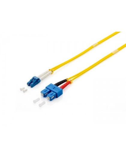 Equip LWL Patchkabel LC-SC 10.00m Singlemode Duplex OS2 ge Poly