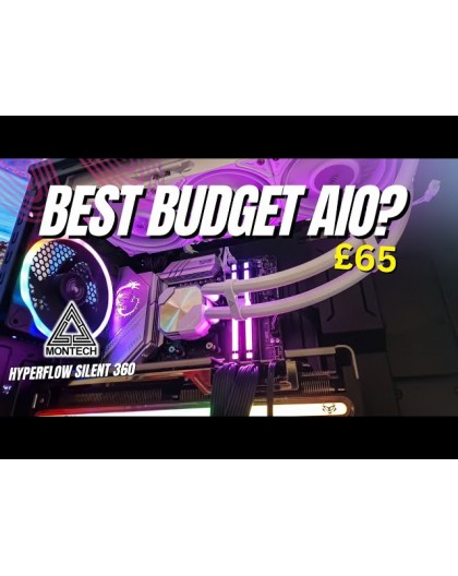 K Montech HyperFlow Silent 360 Musta