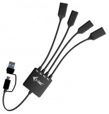USB-C/A Cable 4HU B 2xUSB-C 2xUSB-A