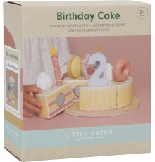 Little Dutch - Puinen sünnipäevakook, roosa