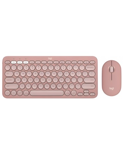 Logitech Pebble 2 Combo for Mac Keyboard and Mouse, Pink
