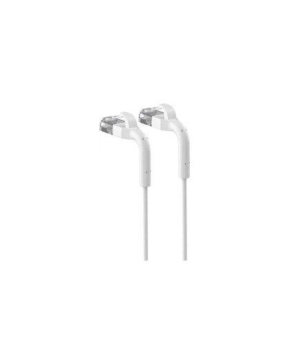 Patchcord cat.6a U/FTP 1Gbps copper twisted pair network cable, broken tip 2m white
