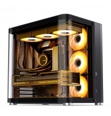 Jonsbo TK-2 2.0 Midi-Tower, Tempered Glass - black