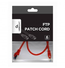 Shielded cord FTP cat.6 shield cover 0.5M gray