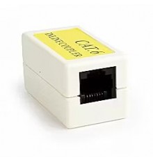 Coupler Cat. 6 LAN8P8C RJ-45F/white