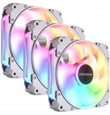 COUGAR Case Fan Apolar 120ARGB, Reverse Blade, White 3-Pack