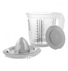 Measuring jug with anti-slip function and lid | citrus squeezer