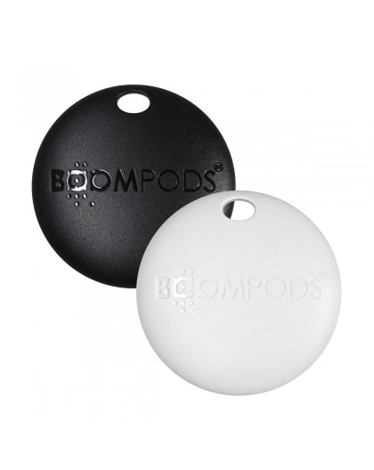 Boompods Boomtag 2 Pack black & white