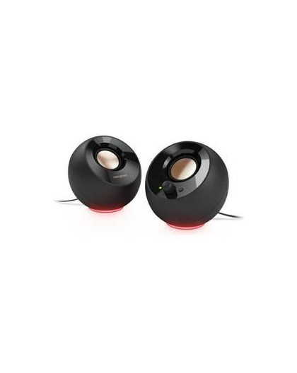 Kompiuterio kolonėlės Creative 2.0 Pebble SE USB-C su RGB apšvietimu