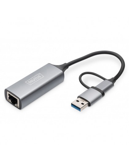 "Assmann" electronic DIGITUS USB3.0 / USB C 3.1–2.5G Ethernet adapter