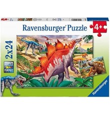 Ravensburger Pusle 2x24 tk - Dinosaurusd