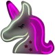 Neon Light Unicorn
