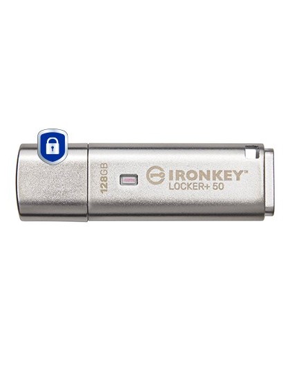 Kingston Technology IronKey 128GB IKLP50 AES USB, with 256-bit Encryption