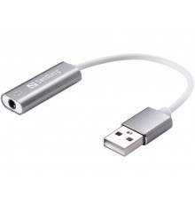 Sandberg kõrvaklappide USB muundur