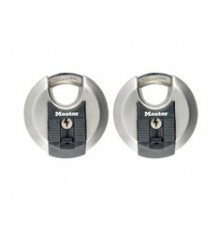 MasterLock Master Lock Pakabināmā 2 disku nerūsējošā tērauda (70 mm) M40E