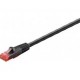 Cabletime Cat6 UTP Cable, 20m, Black
