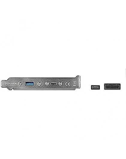 „Delock USB 3.1 Track“ 1 x USB Type-C™ ir 1 x USB Type-A prievadas