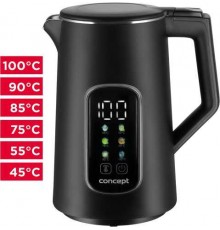 Concept Solution Electric Kettle with Temperature Control 1.7 l RK3385