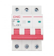 CNC Automatic Switch, 3P, 50A, Class C, 6kA