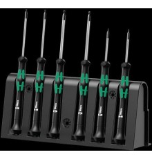 Wera Screwdriver Set for Electronics 2052/6 Rack
